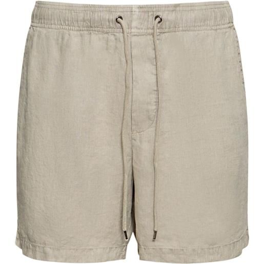 JAMES PERSE shorts leggeri in lino