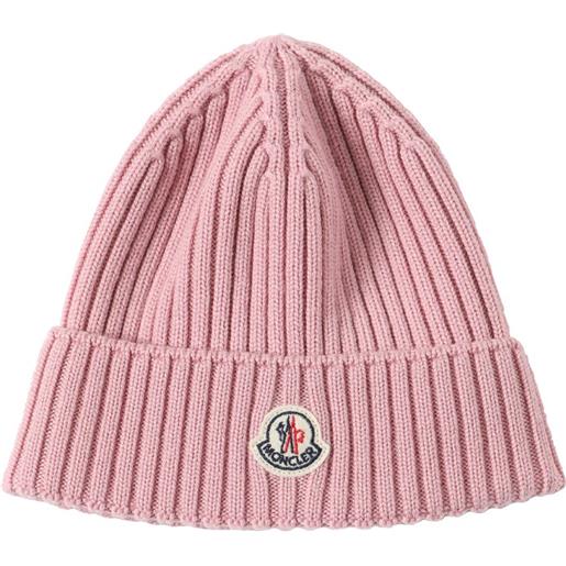 MONCLER cappello beanie in lana extra-fine