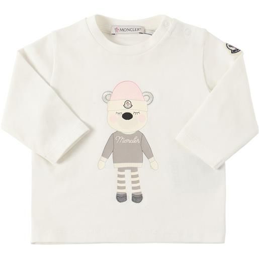 MONCLER t-shirt in cotone stretch