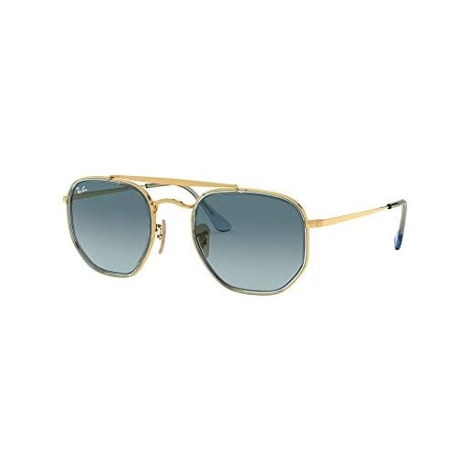 Ray-Ban 0rb3648m occhiali da sole, blu (gold), 52 unisex-adulto