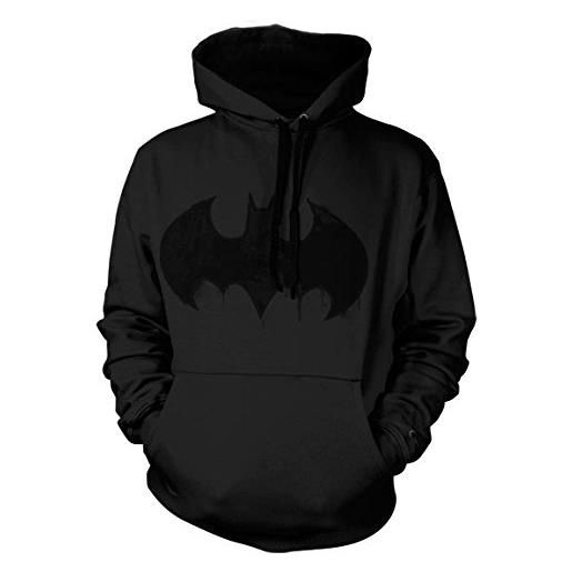 Batman wb-3-bat035-h59-5 hooded sweatshirt, schwarz, xxl uomo