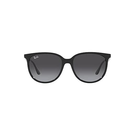 Ray-Ban 0rb4378 occhiali, black/grey shaded, 54 unisex-adulto