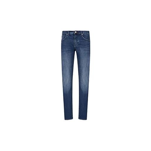 ARMANI EXCHANGE jeans basic in cotone, uomo colore indigo denim modello 3rzj14 z1ugz 1500 blu indigo denim