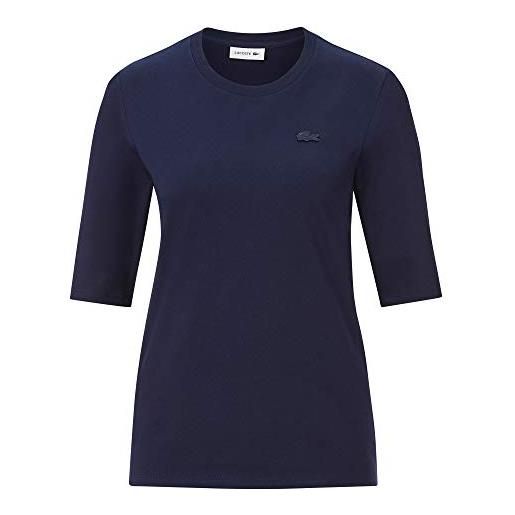 Lacoste-women s tee-shirt-tf9424-00, nero, 46