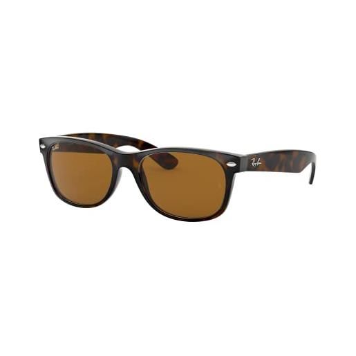 Ray-Ban new wayfarer, occhiali da sole, unisex , classic tortoise (902), 52mm