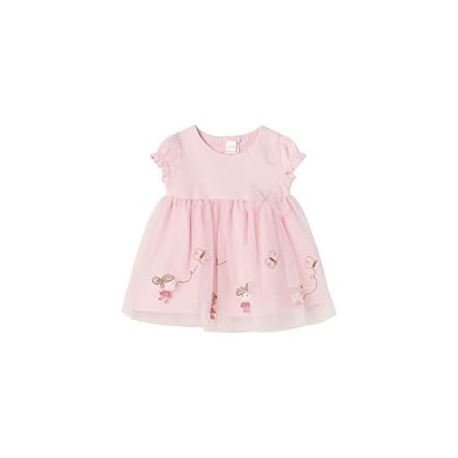 Mayoral vestito coordinato tulle per bimba rosa baby 4-6 mesi (70cm)