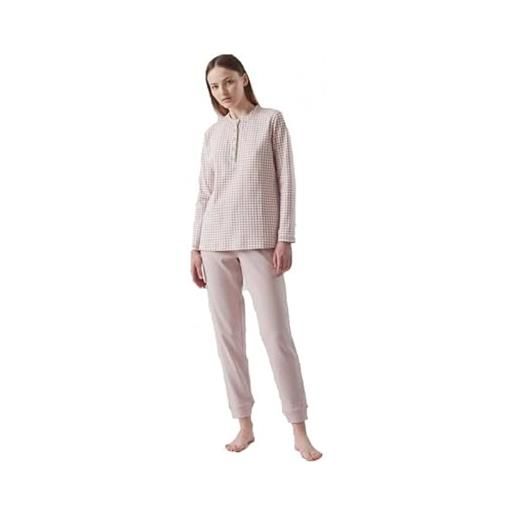 RAGNO pigiama donna in caldo cotone art. De21n0-44, rosa