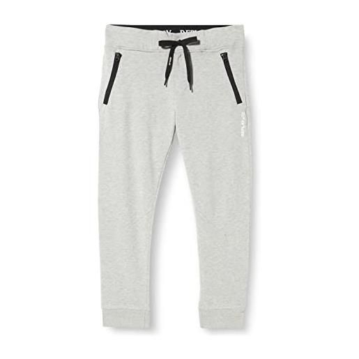 REPLAY m9715 cotton fleece pantaloni sportivi, grey melange m10, xl uomo