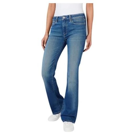 Pepe Jeans aubrey, jeans donna, blu (denim-gw7), 27w / 32l