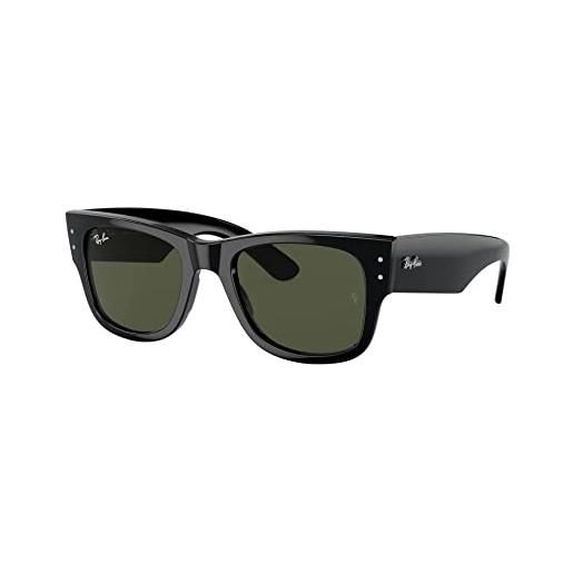 Ray-Ban 0rb0840s occhiali, black/green, 51 unisex-adulto