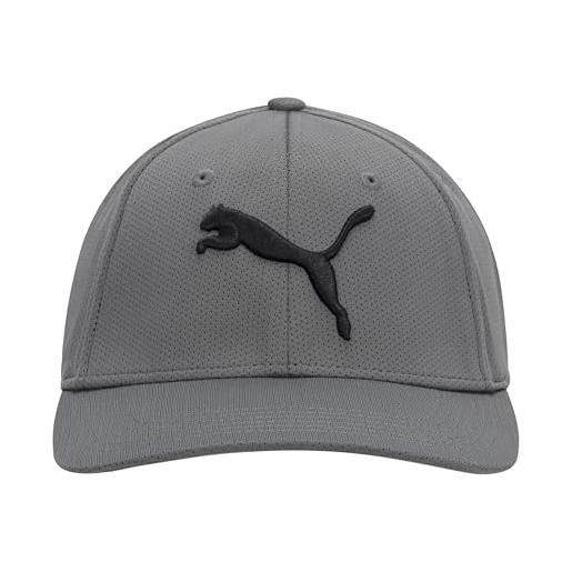 PUMA evercat mesh-berretto elasticizzato cappellino da baseball, grigio medio, s/m unisex-adulto