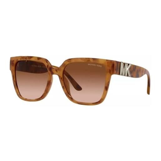 Michael Kors 0mk2170u occhiali, dark tortoise/brown shaded, 54 uomo