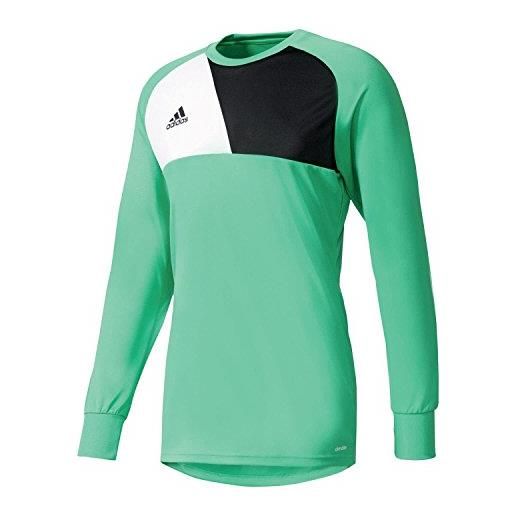 Adidas assita17 goalkeeper jersey, t-shirt a manica lunga. Uomo, energy green, s