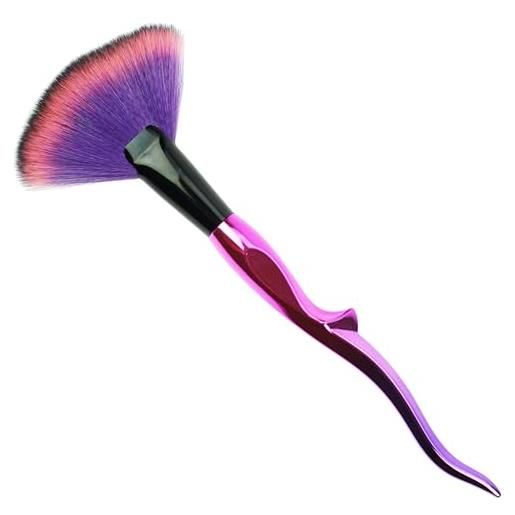 FANTASY brand brochha fantasy modello ventilatore pennello, rosa/nero, capelli sintetici fini