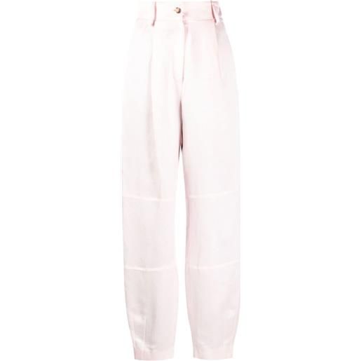 The Mannei pantaloni a raso volterra - rosa