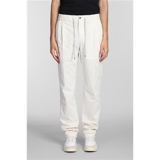 PT pantaloni torino pantalone in cotone bianco