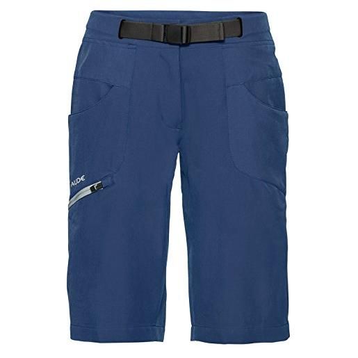 VAUDE skarvan shorts, pantaloni donna, sailor blue, 42