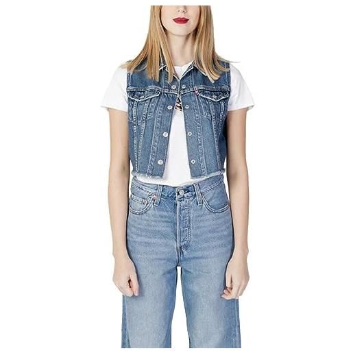Levi's giacche e giacche levis a4855 0000 indaco worn in s, blu, s