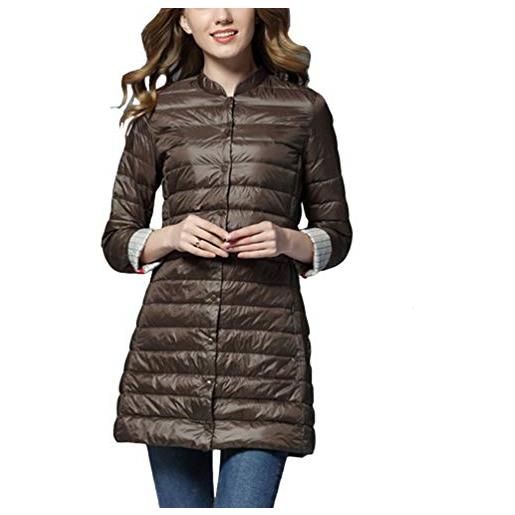TieNew donna inverno caldo cappotto slim fit giacca piumino ultraleggeri, donna giacche di piumino