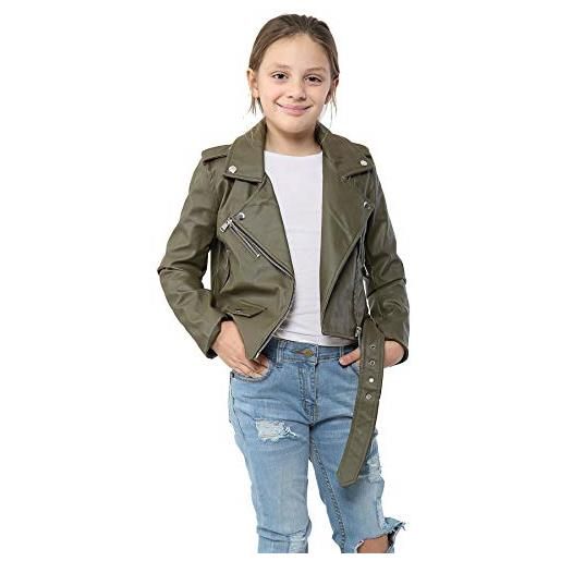 A2Z 4 Kids bambini giacche ragazze designer pu pelle giacca moda - pu leather jacket 774 black 11-12