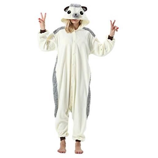 ULEEMARK donna ummo pigiama anime cosplay halloween costume attrezzatura adulto animale onesie unisex pollo per altezze da 140 a 187 cm