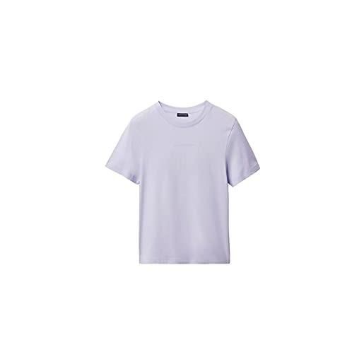 NORTH SAILS maglietta da donna in bianco - 100% cotone jersey certificato - slogan stampato - vestibilità comoda con maniche corte e girocollo - xxs