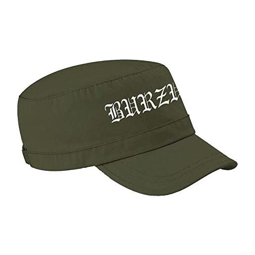 Burzum cappellino con logo (oliva), taglia unica, nero , taglia unica