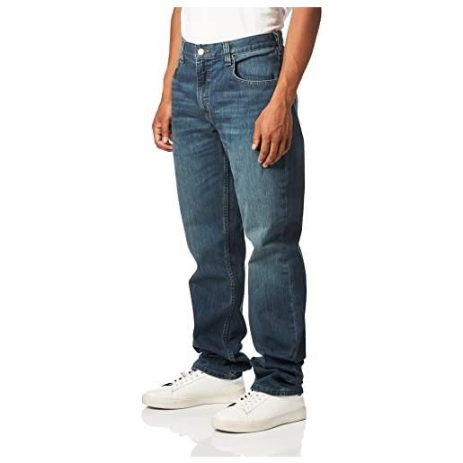 Carhartt rugged flex relaxed fit low rise 5-pocket tapered jean jeans, canyon, 32w x 32l uomo