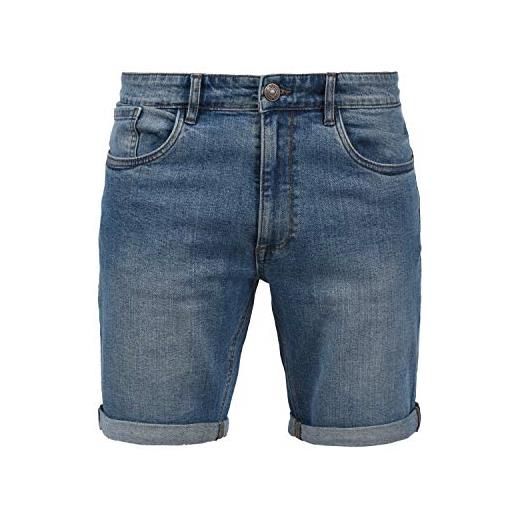 b BLEND blend joel pantaloncini di jeans shorts bermuda da uomo elasticizzato, taglia: xl, colore: denim grey (76205)