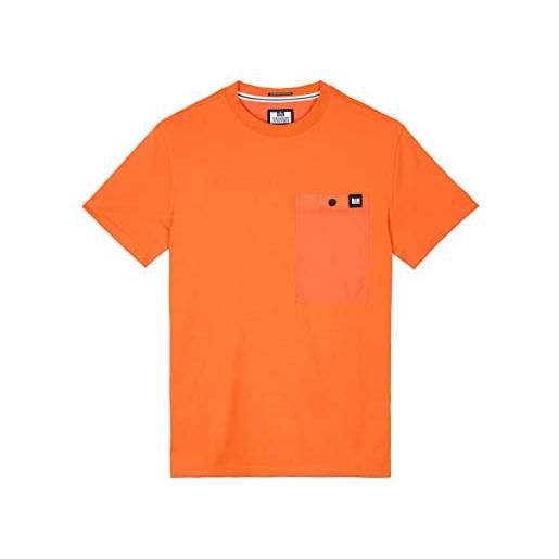 Weekend Offender t-shirt uomo arancione modello tabiti cotone 100% m
