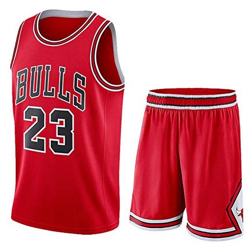 GAOZI maglia da basket jordan 23# maschile magliette da basket retrò summer uniform ricamati abito da basket estivi set