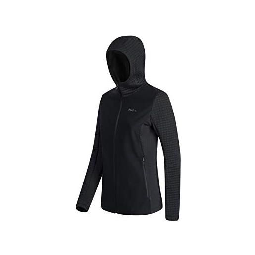 MONTURA - giacca donna polartec air fitness hoody jacket - nero-s