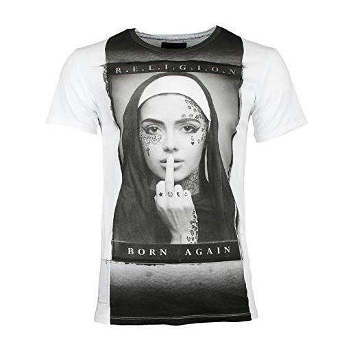 Religion maglietta da uomo born again bianco xs