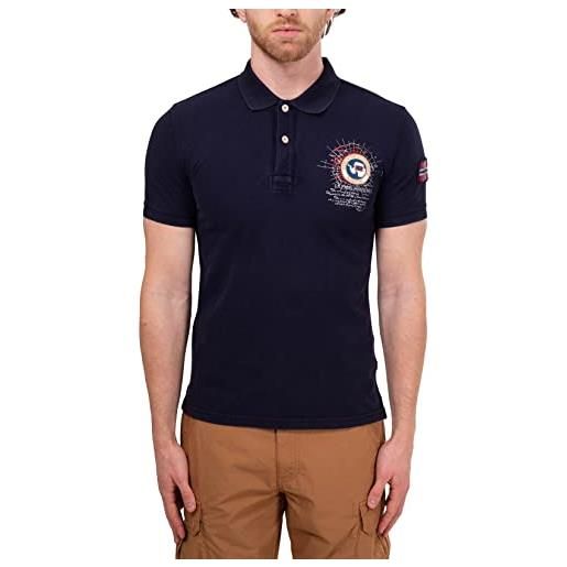 NAPAPIJRI - polo uomo con patch logo - taglia l