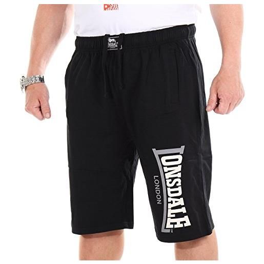 Lonsdale jersey shorts logo jam grigio xxl (xl uk)