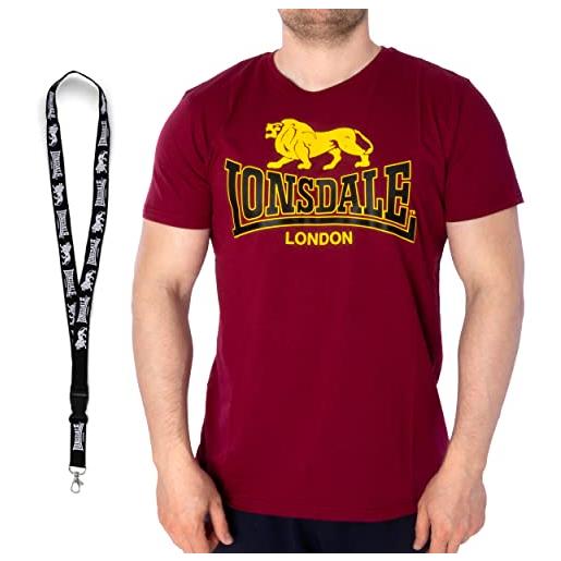 Lonsdale jersey shorts logo jam grigio xxl (xl uk)