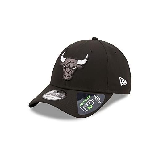 New Era cappellino 9forty bulls monochrome. Era berretto baseball curved brim cap taglia unica - nero