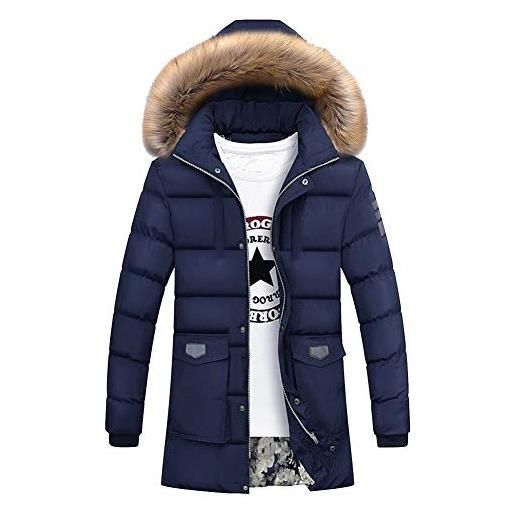 Parka uomo cappotti 2021 giacca invernale uomo addensare capispalla  impermeabile con cappuccio cappotto caldo giacche Casual