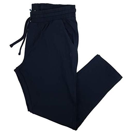 Coveri pantaloni tuta uomo estivi fitness cotone leggeri larghi m l xl xxl xxxl (l - blu)