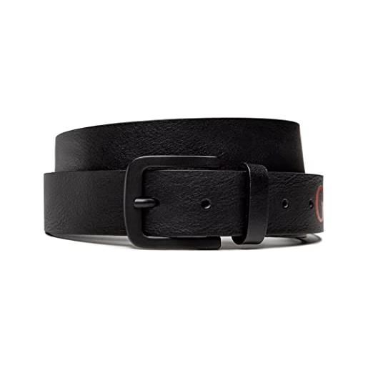 GUESS cintura uomo logo impresso vera pelle fibbia belt boy cinta m3rz13l0s90 taglia m colore principale nero