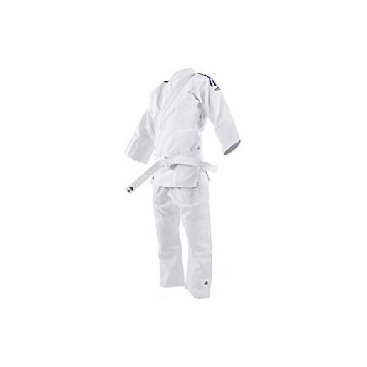 adidas - kimono di judo, bambino, evolutivo - j200e, 1m40-1m50, bianco, 1m40 - 1m50