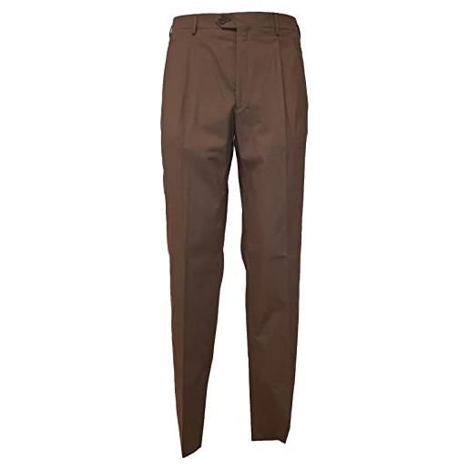 Mac Lain pantalone uomo due pence puro cotone made in italy classico sportivo taglia 48 colore grigio perla