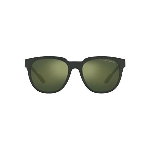 Emporio Armani occhiali da sole ea 4205 matte greeen/green 55/19/145 uomo