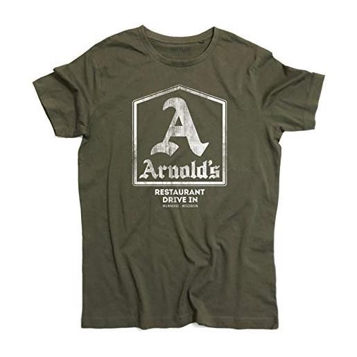 3stylercollection vintage men's t-shirt arnold's inspired by happy days