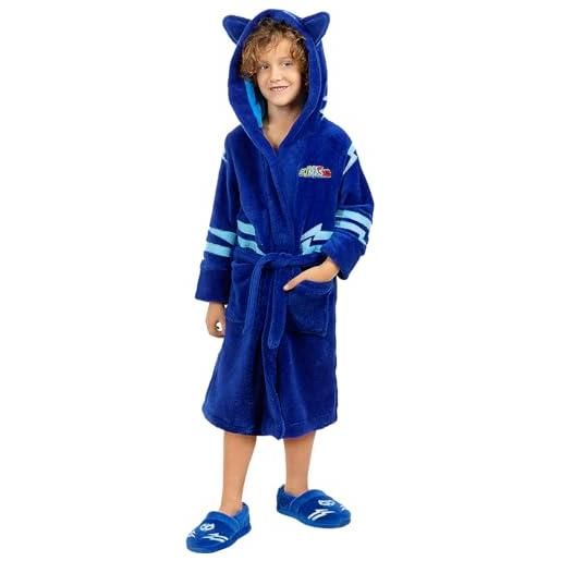 Vestaglia PJ Masks Per Bambine - Accappatoio Super Pigiamini Con Cintura E Cappuccio - Foto 6