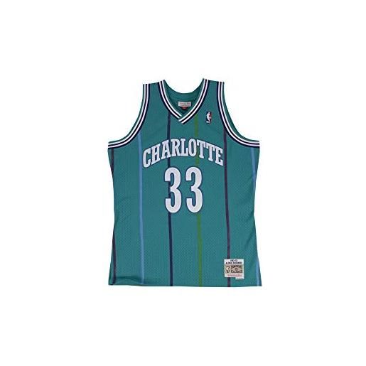Mitchell & Ness charlotte hornets 1992-93 a. Mourning #3 maglia blue