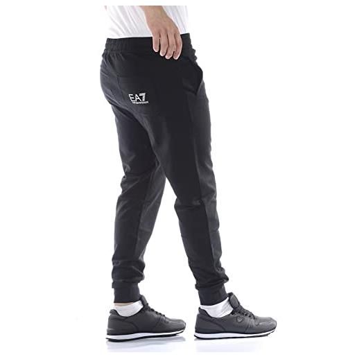 Emporio Armani pantaloni tuta uomo jogging colore nero - 8nppb5pj07z0203, xxl, nero