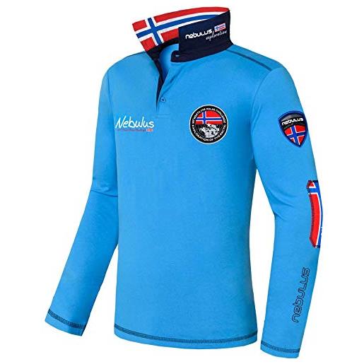 Nebulus polo sweater benty, maglione, maglione, maglia (n36), malibu, xl