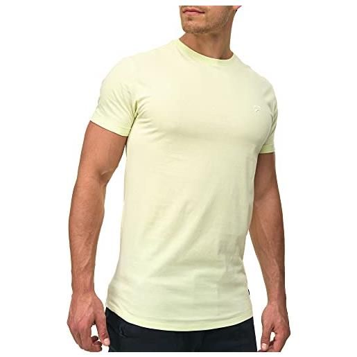 Indicode uomini kloge shirt | maglietta con scollo rotondo army s