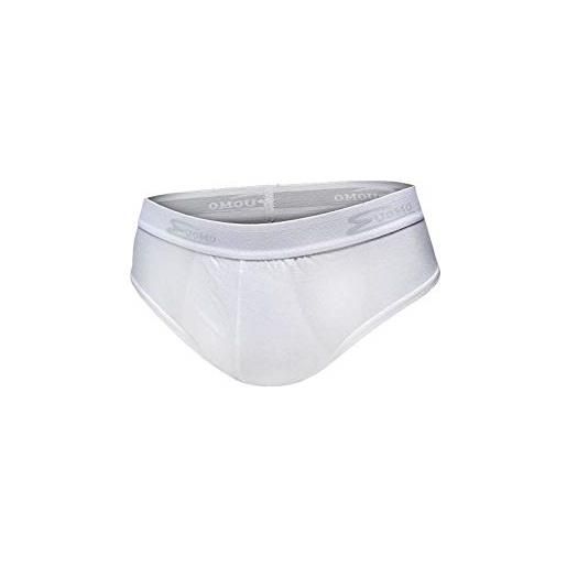 Cotonella slip uomo in cotone bielastico con elastico parlato -confezione da 6 slip - disponibile nei colori bianco, nero o assortito